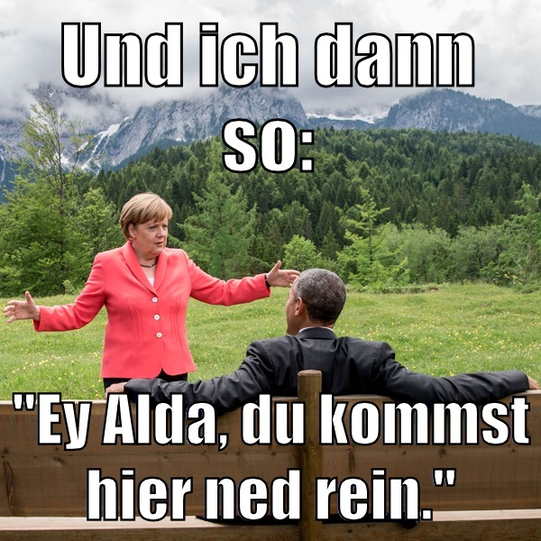 Die Kanzlerin zeigt sich hart.