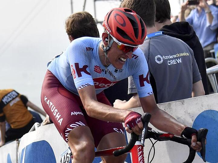 Nils Politt zeigte sich mit Platz fünf auf der Flandern-Rundfahrt stark.