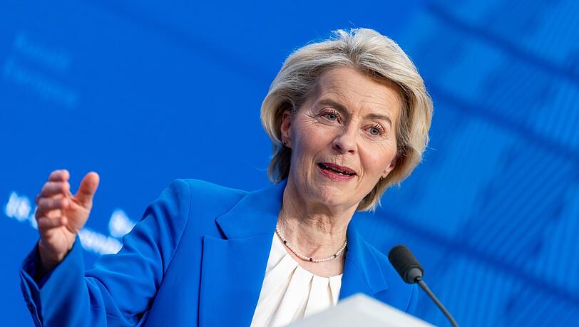 "Die Idee, dass wir uns einfach zur&uuml;ckziehen und aus dieser chaotischen Welt verabschieden k&ouml;nnen, ist nichts als ein Trugschluss", sagte Ursula von der Leyen. (Archivbild)