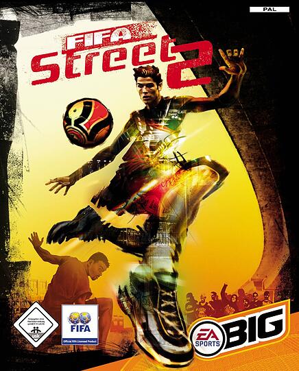 Cristiano Ronaldo bewies schon auf dem Cover von "FIFA Street 2" sein Show-Talent. Cristiano Ronaldo bewies schon auf dem Cover von "FIFA Street 2" sein Show-Talent.