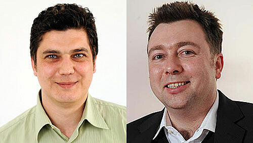 Jochen Schlosser (l.) und Gunnar Jans Jochen Schlosser (l.) und Gunnar Jans