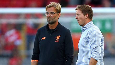 Spielten damals gegeneinander: Klopp und Nagelsmann.