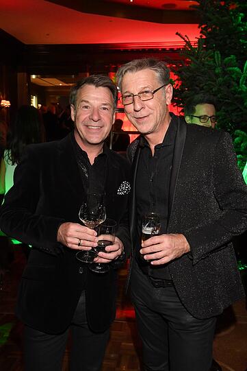 Sänger Patrick Lindner (l) und Peter Schaefer.