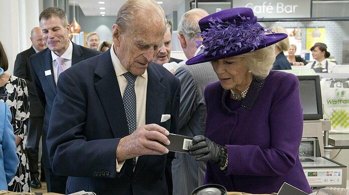 Prinz Philip und die damalige Herzogin Camilla. (Archivbild, 2020)