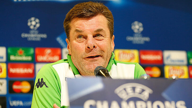 Wolfsburgs Trainer Dieter Hecking ist mit seiner Mannschaft Favorit im Achtelfinal-Duell gegen Gent. Wolfsburgs Trainer Dieter Hecking ist mit seiner Mannschaft Favorit im Achtelfinal-Duell gegen Gent.