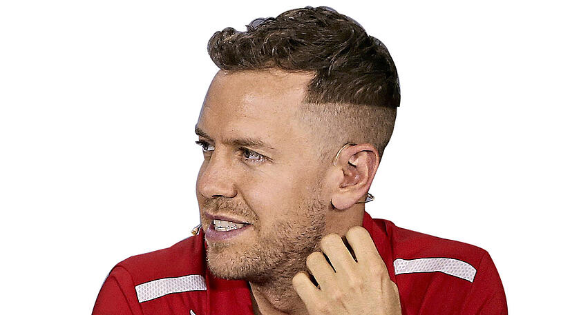 Titeljäger Sebastian Vettel mit neuer Friseur