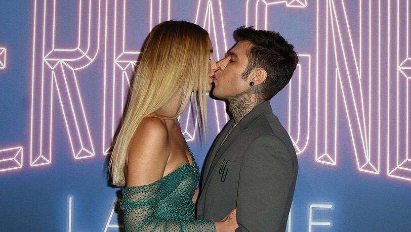 Chiara Ferragni und Fedez im Dezember 2021.