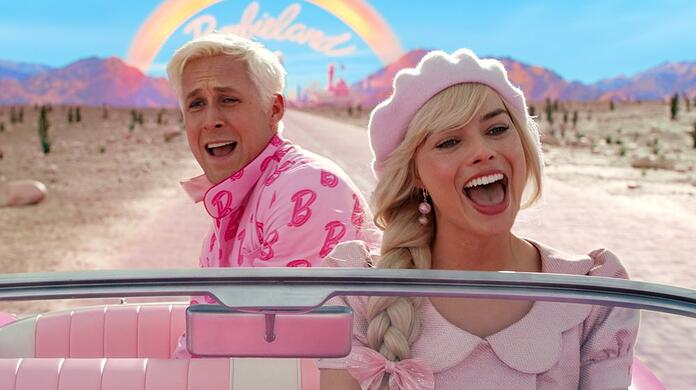 Gefeiert: Ryan Gosling und Margot Robbie in "Barbie".