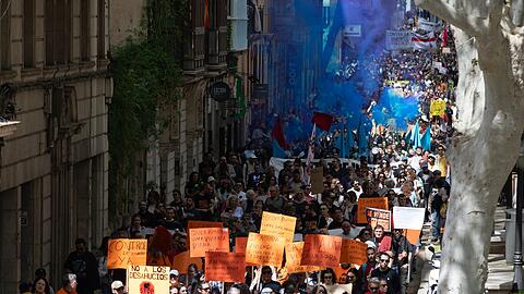 Erst am 5. April - kurz vor Saisonstart - gab es einen neuen Protest. (Archivfoto)