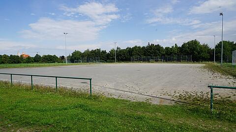Der heutige Ascheplatz.