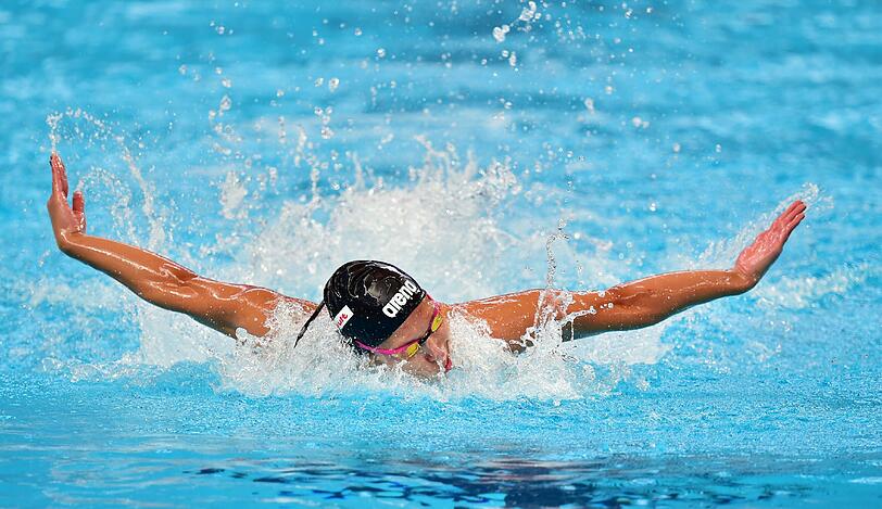 Holte WM-Bronze: Münchens Schwimm-Star Alexandra Wenk.