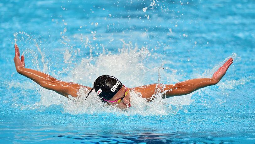 Holte WM-Bronze: Münchens Schwimm-Star Alexandra Wenk. Holte WM-Bronze: Münchens Schwimm-Star Alexandra Wenk.
