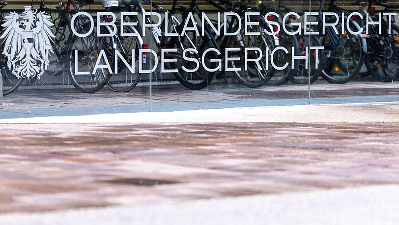 Blick auf das Gebäude des Oberlandgerichts und des Landgerichts Innsbruck. Blick auf das Gebäude des Oberlandgerichts und des Landgerichts Innsbruck.