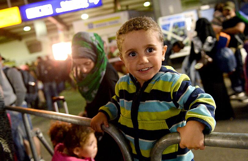 Die Bilder zur Flüchtlingssituation in München vom Wochenende.