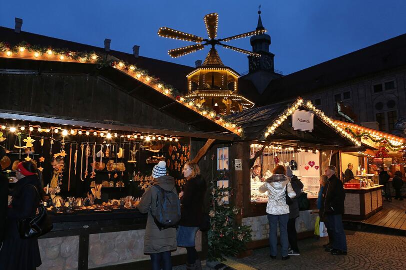 Bis 23.Dezember ist das "Weihnachtsdorf" in der Residenz geöffnet.