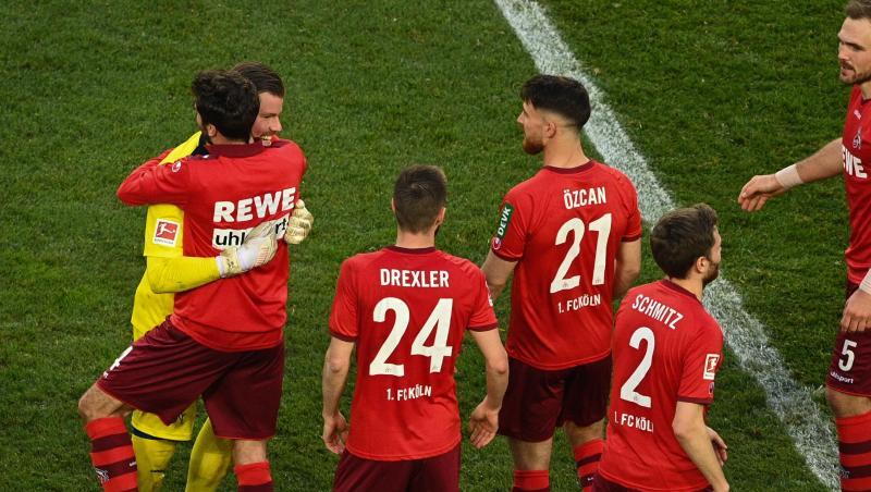 Der 1. FC Köln schöpft nach dem Überraschungs-Coup gegen RB Leipzig wieder Hoffnung im Kampf um den Klassenerhalt. Der 1. FC Köln schöpft nach dem Überraschungs-Coup gegen RB Leipzig wieder Hoffnung im Kampf um den Klassenerhalt.
