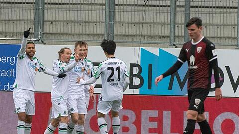 Feiert am 17. Spieltag einen Sieg: Das Team von Hannover 96.