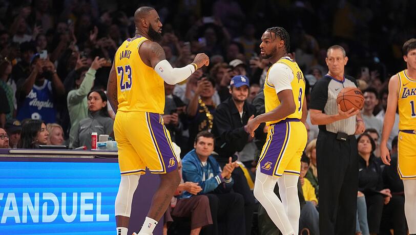 LeBron James und Bronny James haben NBA-Geschichte geschrieben.