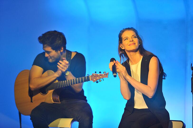 Sängerin Yvonne Catterfeld gab ein Konzert