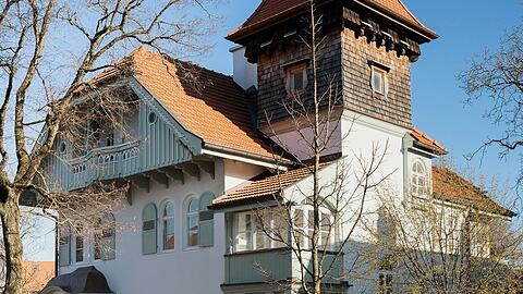 Eine Villa in der August-Exter-Straße.