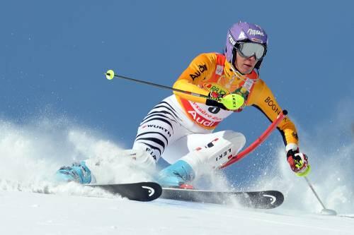 Mit Abstand die Klassenbeste: Musterschülerin Maria Riesch.
