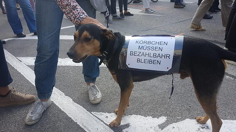 Motto: ausspekuliert! Am Samstag kamen um die 10.000 Menschen zur großen Demo gegen Spekulanten, Mietwahnsinn und für mehr Mieterschutz nach München.