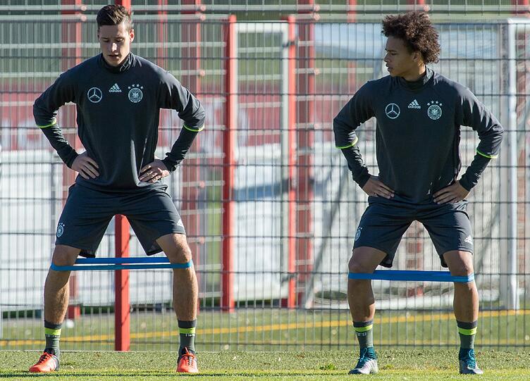 Die Bilder vom DFB-Training beim FC Bayern.