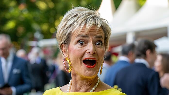 Gloria Fürstin von Thurn und Taxis bei der Eröffnung der Thurn-und-Taxis-Schlossfestspiele.