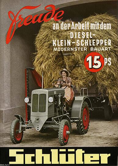 Weiblichkeit im Betrieb: Das Bayerische Wirtschaftsarchiv erinnert unter dem Motto &bdquo;Frau M(m)acht. Weiblichkeit im Betrieb 1870- 1970&ldquo; an die Rolle der Frau für die bayerische Wirtschaft. Erzählt werden die Geschichten von erfolgreichen Frauen wie der Bleistift-Magnatin Ella Conradty oder der Filmunternehmerin Ilse Kubaschewksi. Im Foto: ein Schlüter-Werbeplakat von 1952. Daneben präsentieren sich das Archiv der bayerischen Genossenschaften, der UniCredit sowie von Handschuhe Roeckl. Orleansstraße 10-12, 10-17 Uhr, Eintritt frei
