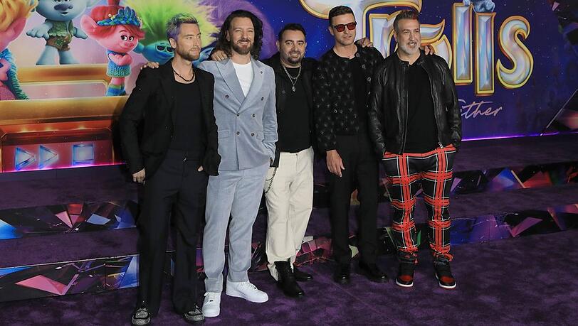 Vereinte Boygroup: *NSYNC bei der Premiere von "Trolls - Gemeinsam stark".