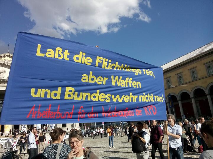 Tausende Demonstranten vor der Residenz!
