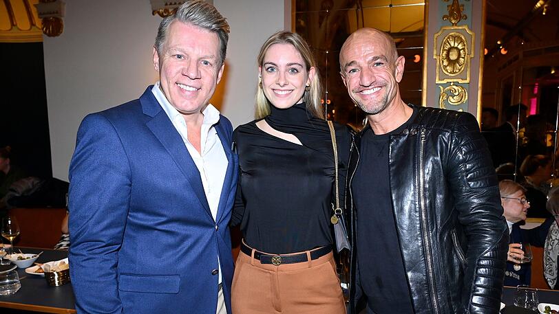 Axel Kahn, Peyman Amin mit Freundin Sandra Apfelbeck