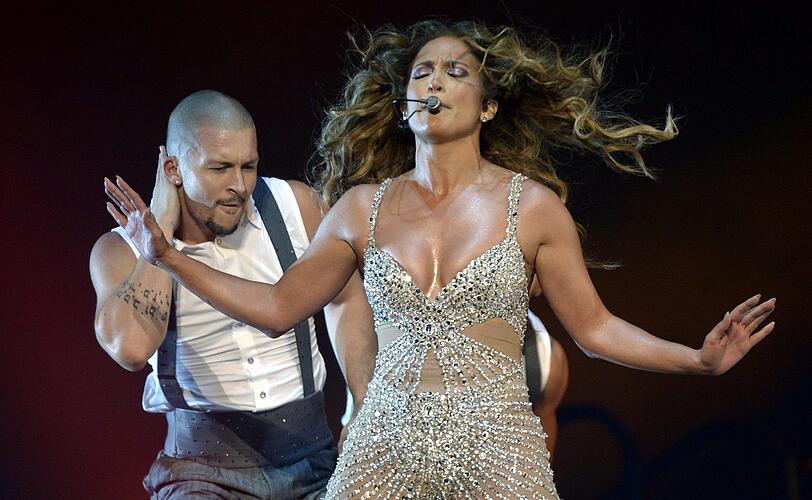 Sexy, bombastisch, märchenhaft: Die besten Bilder von der Europa-Tournee von Jennifer Lopez. Am Donnerstag trat sie in der Münchner Olympiahalle auf.