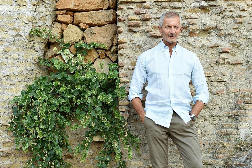 Der italienische Schriftsteller Gianrico Carofiglio.