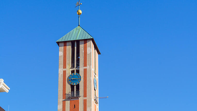 Die schlichte Kirche St. Markus. Die schlichte Kirche St. Markus.