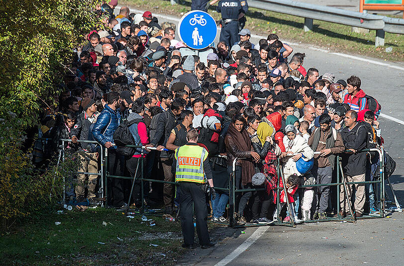 Die Flüchtlingssituation an der deutsch-österreichischen Grenze ist dramatisch.