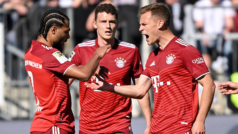 Sowohl Kimmich (r.) als auch Gnabry (l.) überzeugten in Bielefeld.