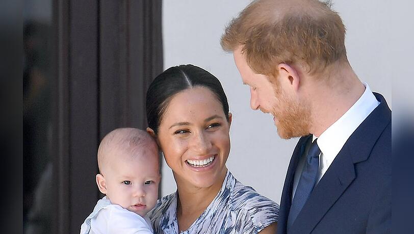 Der kleine Archie im September 2019 mit seinen Eltern, Herzogin Meghan und Prinz Harry.
