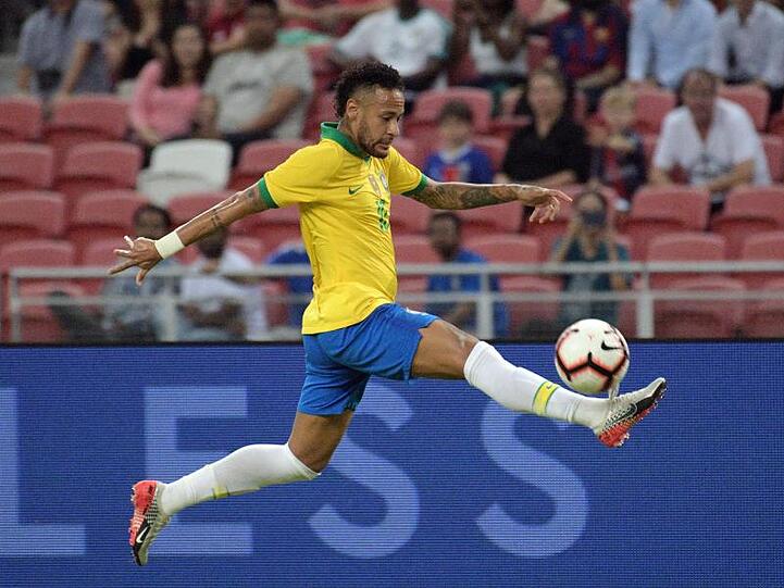 Spielte zum 100. Mal für die brasilianische Nationalmannschaft: Neymar.
