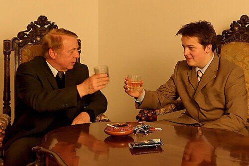 Rudolf S. (links) und sein Sohn, der sich wohl gemeinsam mit seinem Vater vor einen Zug geworfen hat.