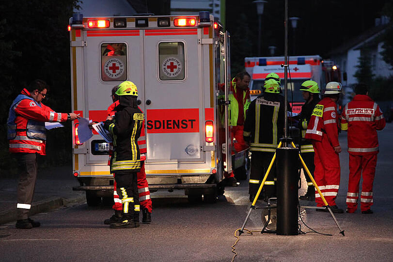 Die Bilder vom Feuerwehreinsatz in Waldkraiburg.