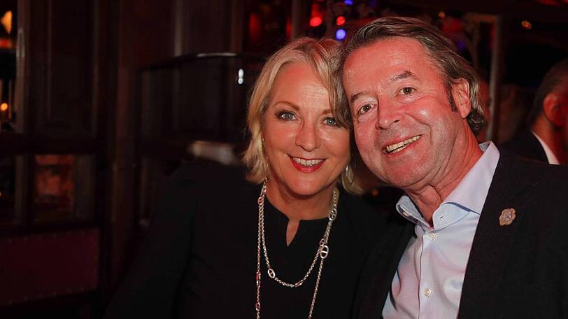 Im Glück vereint: Ulla Kock am Brink und Peter Fissenewert