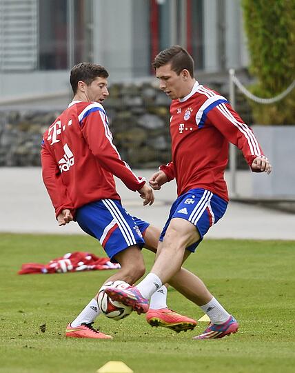 Bilder vom Bayern-Training!