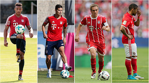 Wer ist gekommen, wer ist gegangen? Die Zu- und Abgänge des FC Bayern in der Bilderstrecke zum Durchklicken.