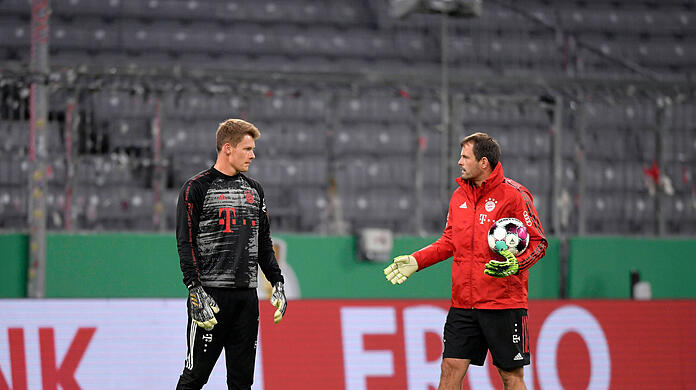 Das Verhältnis ist angespannt: Alexander Nübel (li.) und Toni Tapalovic.