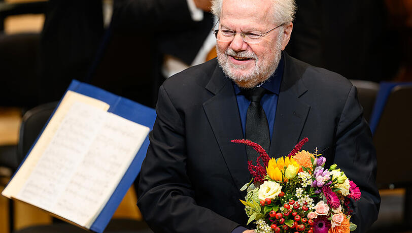 Der Pianist Emanuel Ax nach dem Konzert.