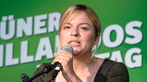 Katharina Schulze, Fraktionsvorsitzende von Die Grüne. Foto: Sven Hoppe/dpa/Archivbild