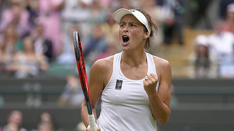 Erstmals im Wimbledon-Halbfinale: Tatjana Maria.