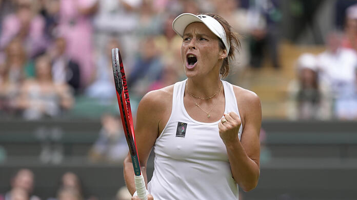 Erstmals im Wimbledon-Halbfinale: Tatjana Maria.