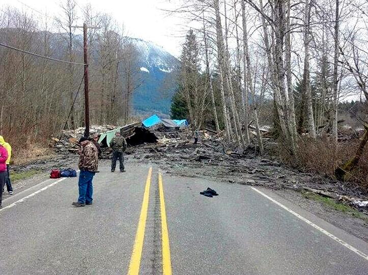 Weitere Bilder vom Erdrutsch in Oso, USA.